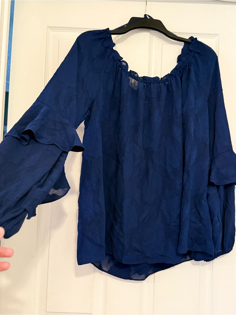 Michael Kors Blouse Women’s XL Navy Blue